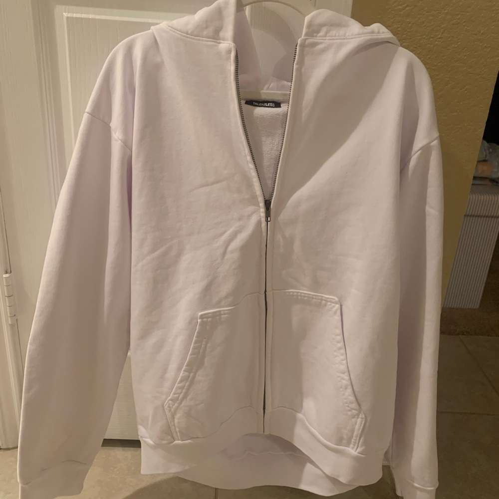 TALENTLESS Premium Zip Up Hoodie Size Large